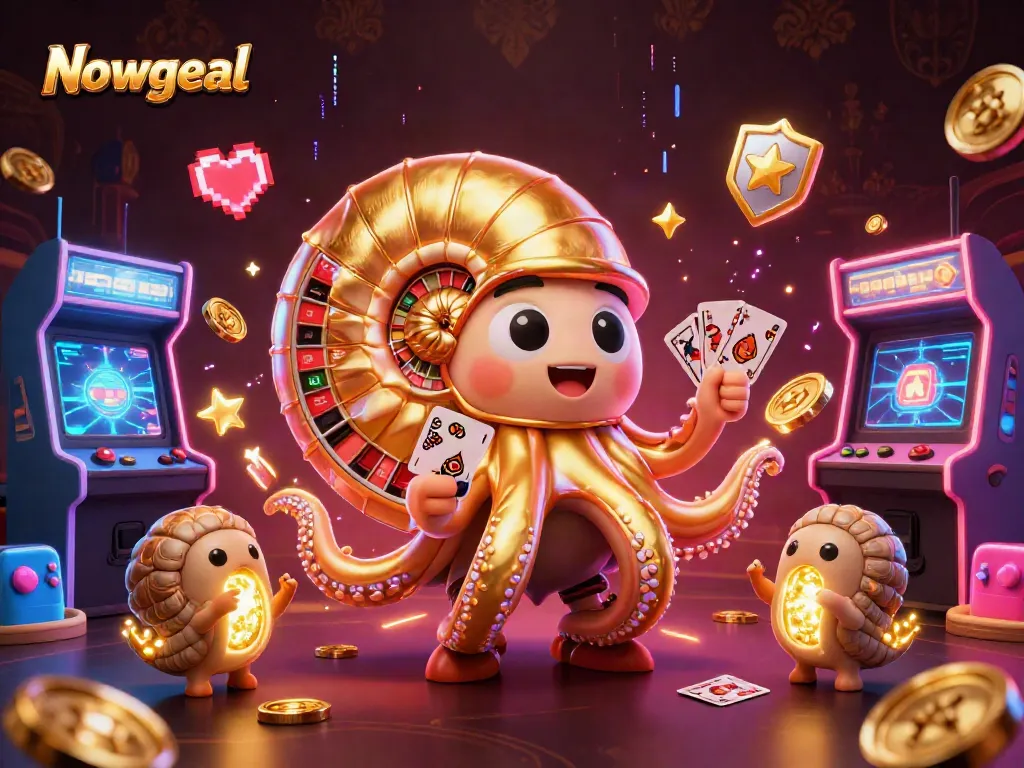 Bet on real-time scores with the interactive Nowgoal platform, featuring vibrant gaming elements.