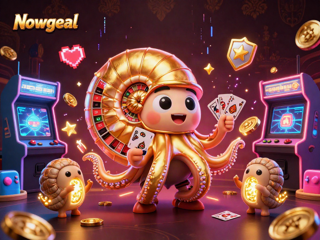 Bet on real-time scores with the interactive Nowgoal platform, featuring vibrant gaming elements.