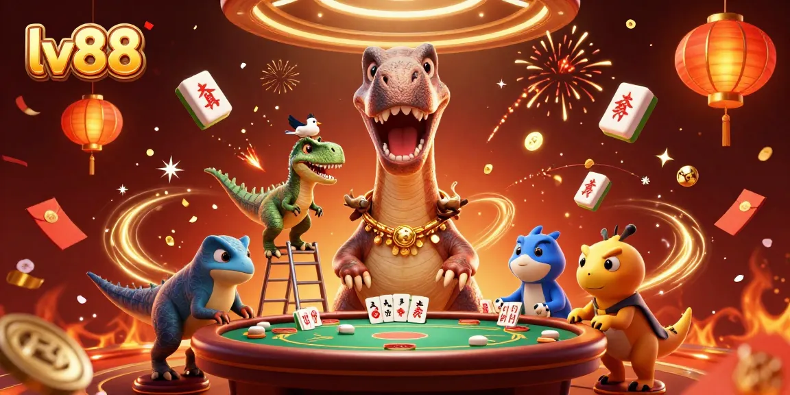 Experience thrilling adventures at lv88 with playful characters and dynamic casino elements.