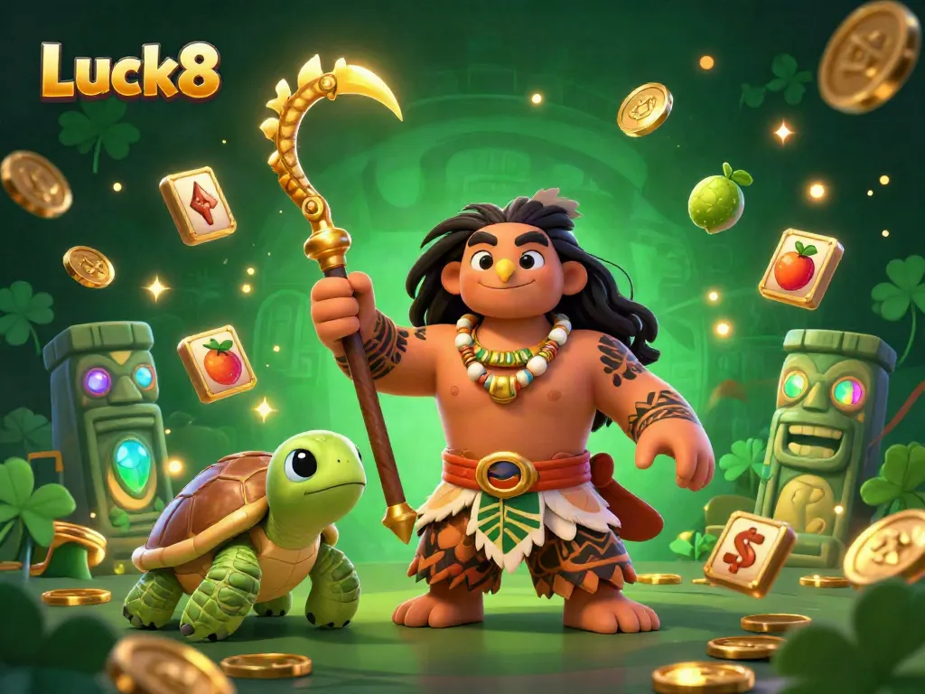Experience dynamic gaming with Luck8 as a Polynesian demigod hawk and vibrant slots in 3D.
