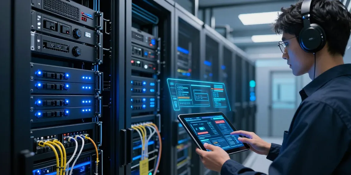 IPTV reseller panel management in a modern data centre with advanced technology features.