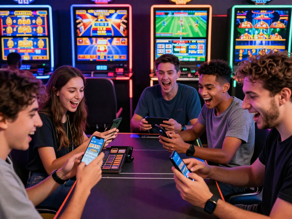 Players enjoying live games on GB 444, showcasing vibrant atmosphere and excitement.