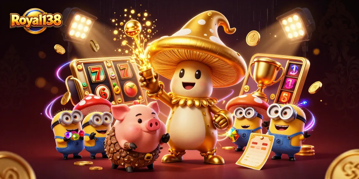 Menangkan jackpot di Royal138 dengan ilustrasi 3D slot yang mewah dan penuh warna.