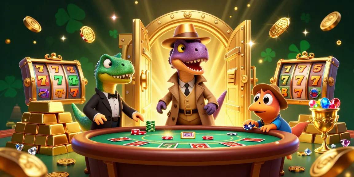 Experience the excitement of mahjong slots with bright treasures and animated characters in action.