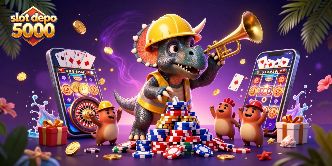 Engage in thrilling action with slot depo 5000 as you stack poker chips and celebrate jackpots.